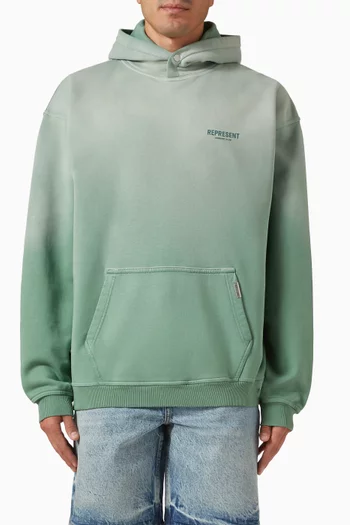 Owners Club Logo Hoodie in Loopback Jersey