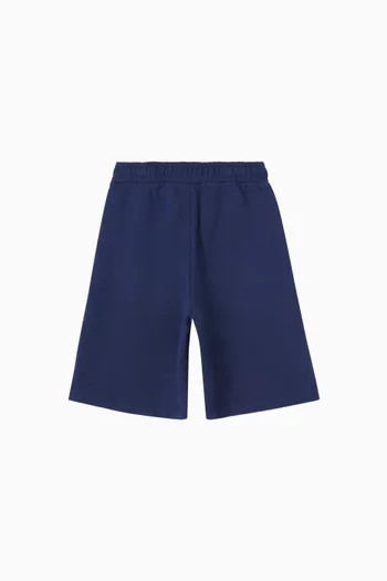 Logo-embroidered Shorts in Cotton