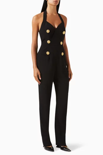 Tailored Jumpsuit in Crepe
