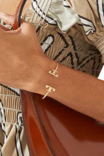 Eleanor Flex Cuff in Gold-plated Metal