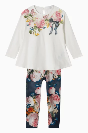 Floral Printed Co-ord Set in Cotton