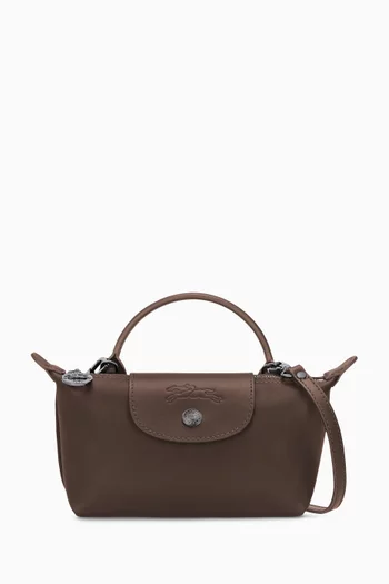 Mini Le Pliage Xtra Handbag in Leather
