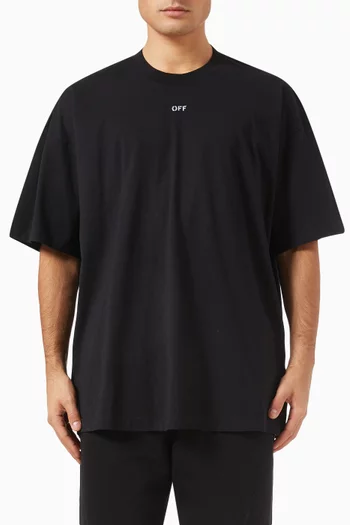 Off Stamp Oversized T-Shirt in Cotton-jersey