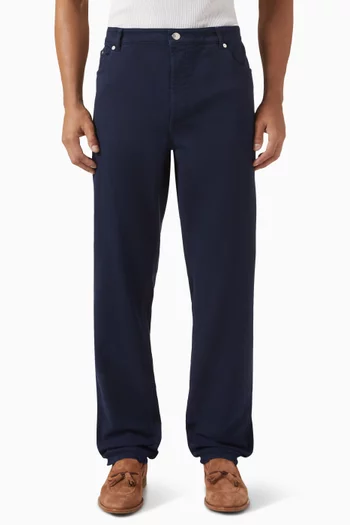 Garment-dyed Jeans in Denim