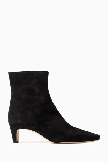 Wally 55 Ankle Boots in Suede