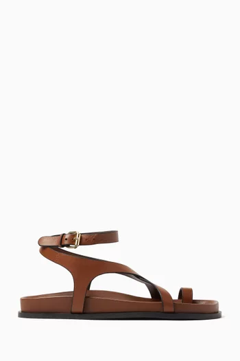 Jalen Slim Sandals in Leather
