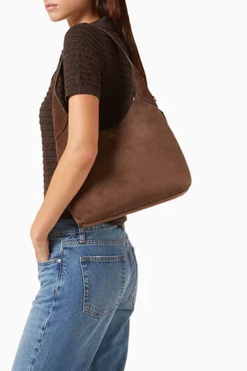 Brooklyn 28 Shoulder Bag in Suede