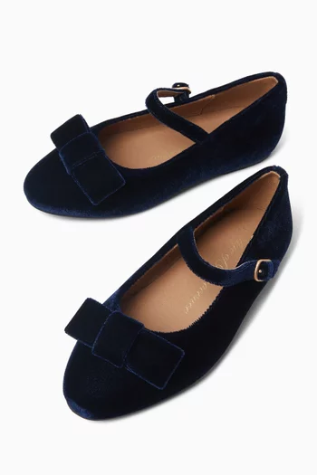 Ellen Ballet Flats in Velvet