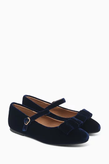Ellen Ballet Flats in Velvet