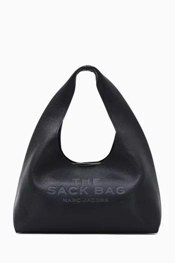 The Medium Sack Top-handle Bag in Leather