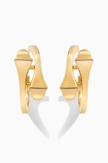 Cleo Hoop Earrings in 18kt Gold