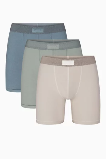 Cotton 5" Boxer Briefs, Set of 3