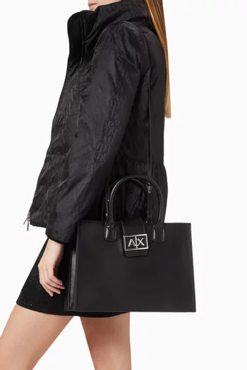 Medium Joide Tote Bag in Faux Leather