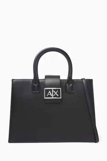 Medium Joide Tote Bag in Faux Leather