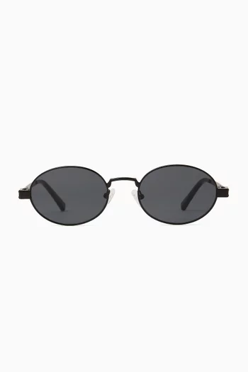 Poseidon Deux Sunglasses in Metal