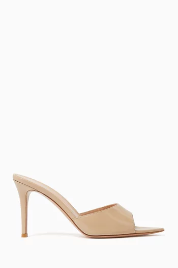 Elle 85 Mule Sandals in Patent Leather