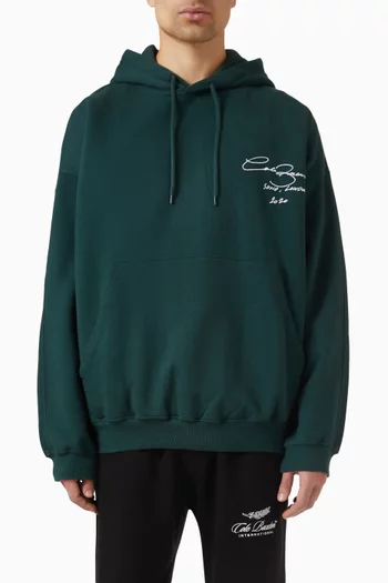 Signature Logo Hoodie in Cotton-jersey