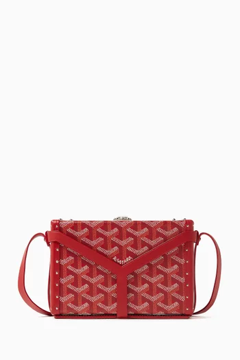 2019 Minaudière Trunk Shoulder Bag in Coated-canvas