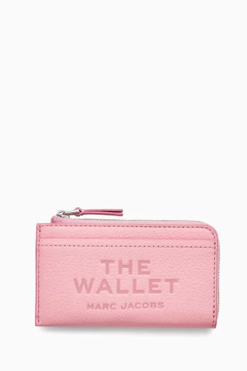The Top Zip Multi Wallet in Grained Leather