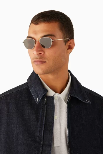 Otis Sunglasses in Stainless Steel