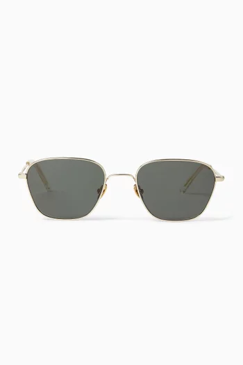 Otis Sunglasses in Stainless Steel