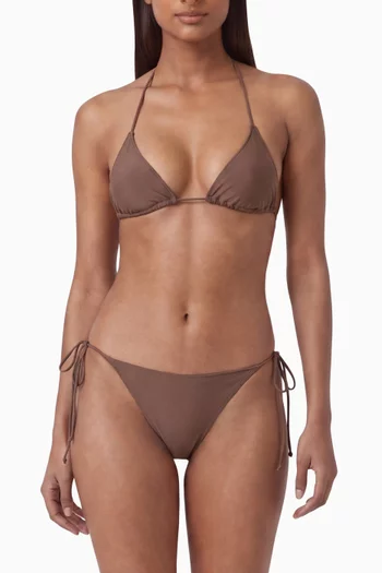 The C Bikini Briefs in Recycled-nylon