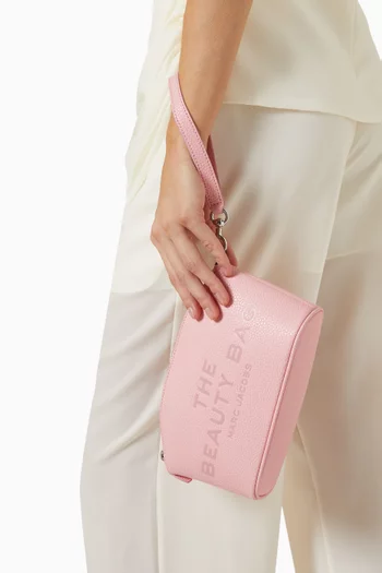 The Beauty Bag in Leather