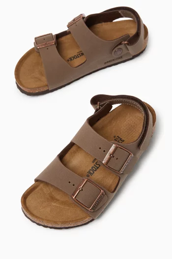 Milano Sandals in Birko-Flor® & Nubuck