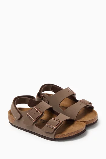 Milano Sandals in Birko-Flor® & Nubuck