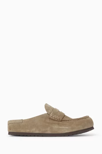 Naples Wrapped Clogs in Suede