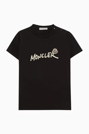Brand Logo T-shirt in Cotton