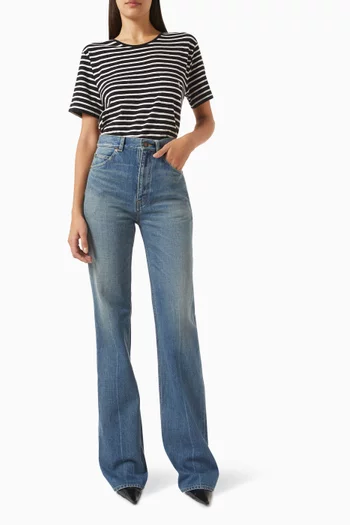 Striped Cassandre T-shirt in Cotton Jersey