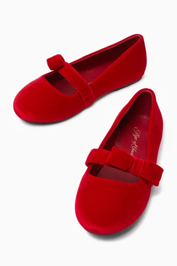 Mia Ballerinas in Velvet