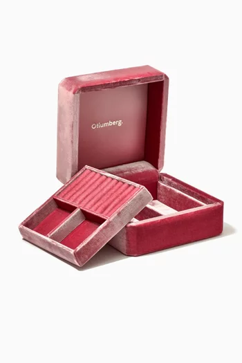 Jewellery Box in Silk-velvet