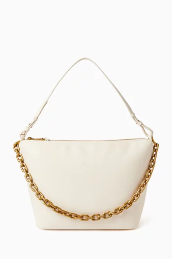 Medium Hobo Bag in Leather