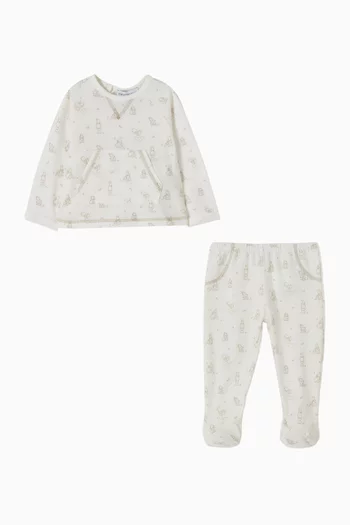 Funny Winter Top & Pants Set