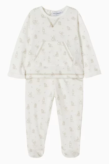 Funny Winter Top & Pants Set