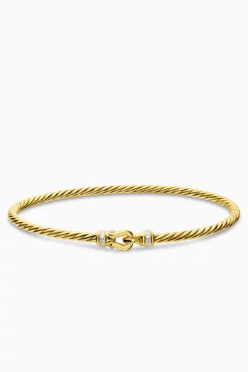 Micro Cablespira® Flex Buckle Bracelet in 18kt Yellow Gold