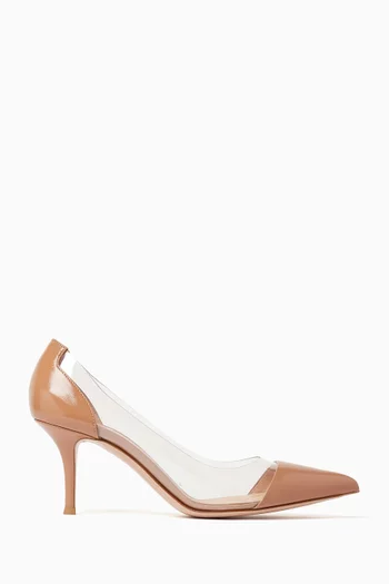 Plexi 70 Sandals in Leather & PVC