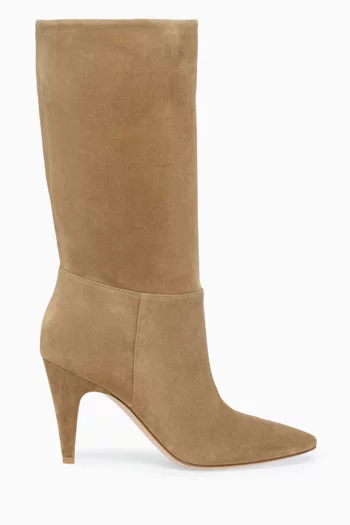 Elise 85 Knee Boots in Suede