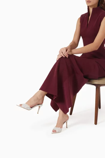 Yvonne 85 Mules in Lace