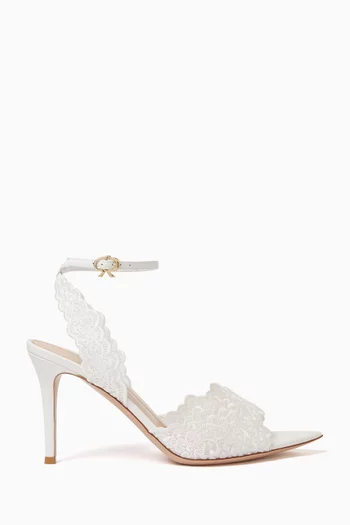 Yvonne 85 Sandals in Lace