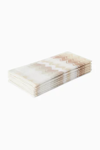 Giacomo Face Towel in Cotton 30 x 30cm, Set of 6