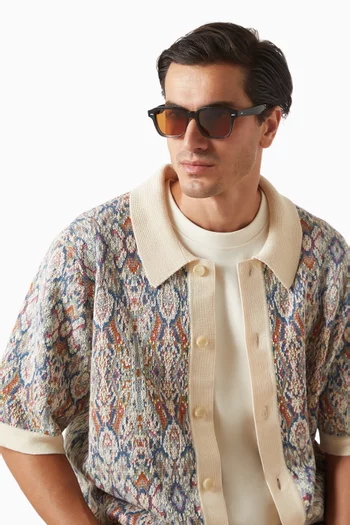 Errisson Square Sunglasses in Acetate