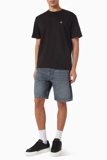 Monogram-print T-shirt in Cotton