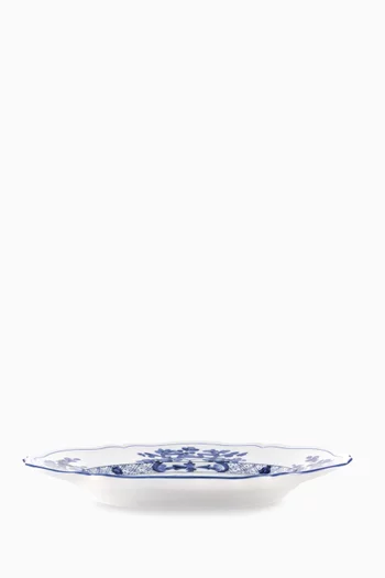Antico Doccia Flat Dinner Plate in Porcelain, 26.5cm