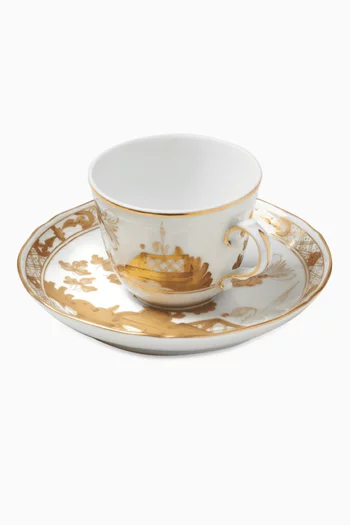 Antico Doccia Coffee Cup in Porcelain