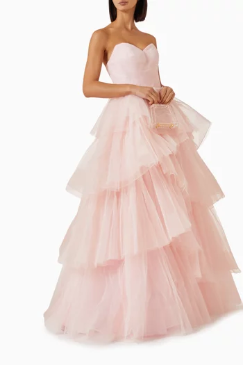 Layered Ball Gown in Tulle