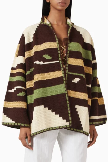 Kiona Jacket in Woven-knit