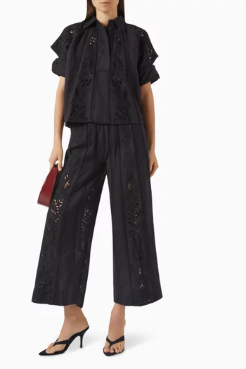 Solene Embroidered Pants